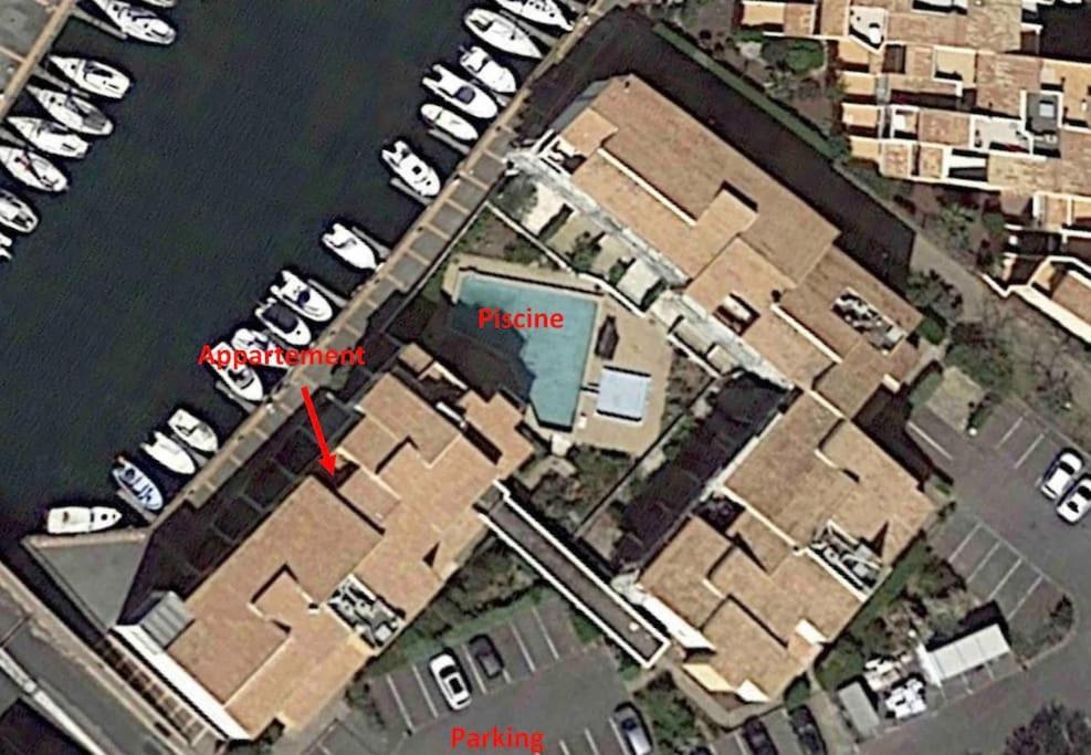 Cap'Nomad Studio Cote Port - Terrasse - Piscine - Parking Agde Exterior foto